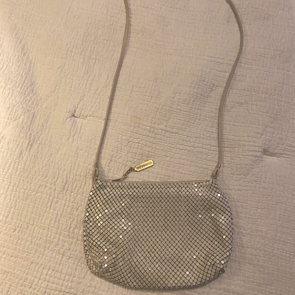 Whiting and Davis Vintage Cream Cocktail Purse